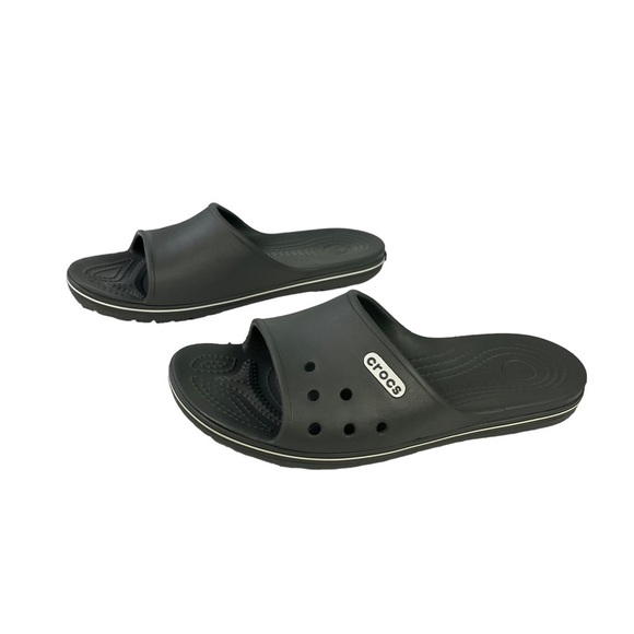 Crocs Crocband II Gray Slides Slip On Size W9 M7 - Picture 3 of 11